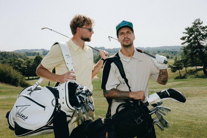 Justinas Jarutis ir Paulius Baltramonaitis griauna mitus apie golfą | Organizatorių nuotr.