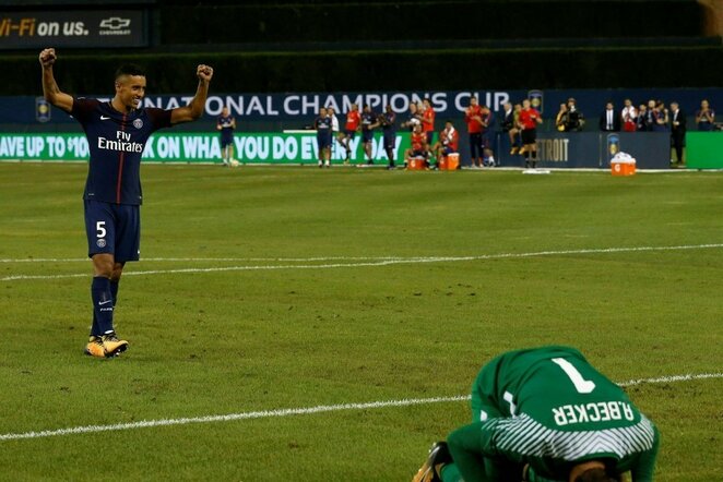 „Roma“ – PSG rungtynių akimirka | Scanpix nuotr.