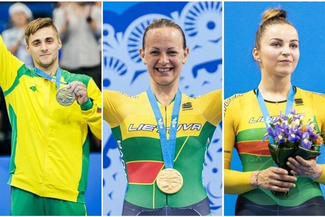 Robertas Tvorogalas, Simona Krupeckaitė ir Miglė Marozaitė | LTOK nuotr.