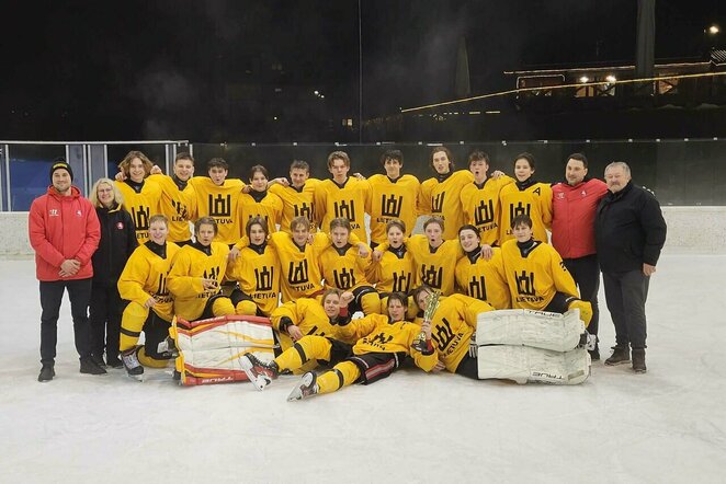 Lietuvos jaunučių ledo ritulio rinktinė | hockey.lt nuotr.