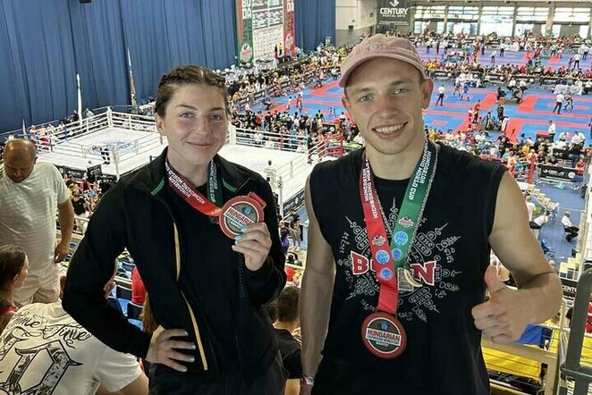 Evelina Puidaitė ir Vitas Karosas | Organizatorių nuotr.