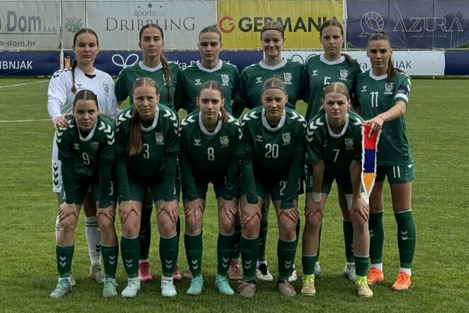 Lietuvos WU-19 futbolo rinktinė | lff.lt nuotr.