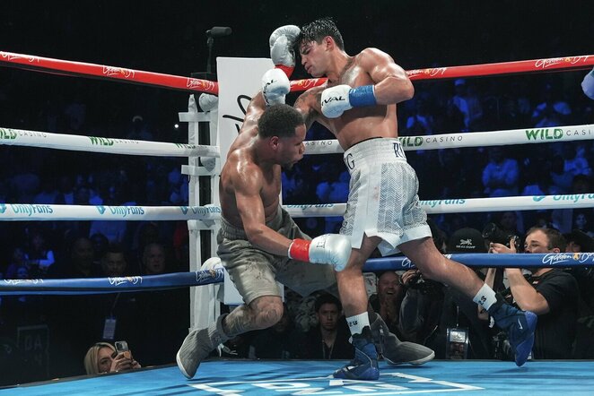 Devinas Haney ir Ryanas Garcia | Scanpix nuotr.