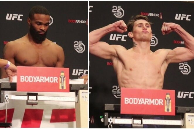 Tyronas Woodley ir Darrenas Tillas | Organizatorių nuotr.