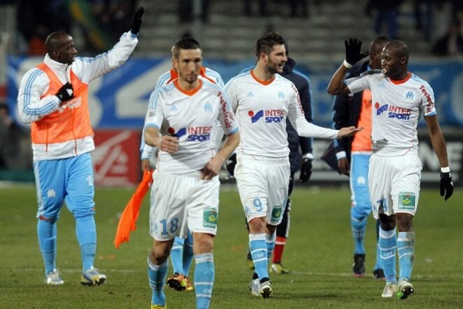 „Marseille“ džiaugiasi pergale | Reuters/Scanpix nuotr.
