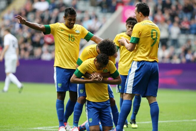 Brazilijos futbolininkai | AP/Scanpix nuotr.