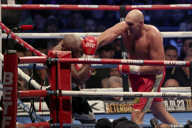 Derekas Chisora ir Tysonas Fury | Scanpix nuotr.