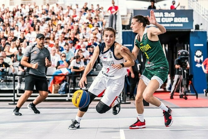 Lietuvių ir rusių rungtynės | FIBA nuotr.