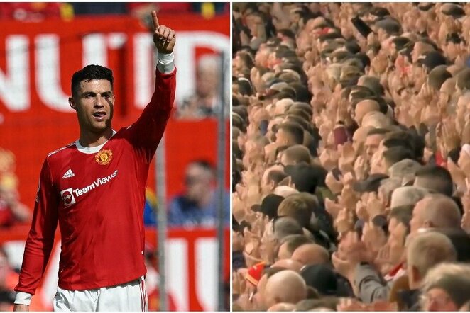 Cristiano Ronaldo ir „Liverpool“ fanai | „Scanpix“ ir instagram.com nuotr.