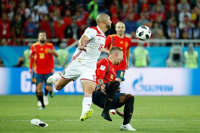 Pasaulio čempionatas: Ispanija - Marokas (2018.06.25) | Scanpix nuotr.
