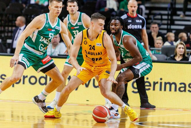 „Žalgiris“ - „Šiauliai“ rungtynių akimirka | Eriko Ovčarenko / BNS foto nuotr.