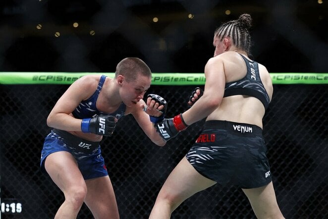 Rose Namajunas ir Erin Blanchfield | Scanpix nuotr.