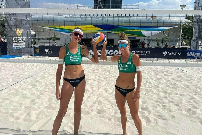 Ainė Raupelytė ir Monika Paulikienė („Volleyball World“ nuotr.) | Organizatorių nuotr.