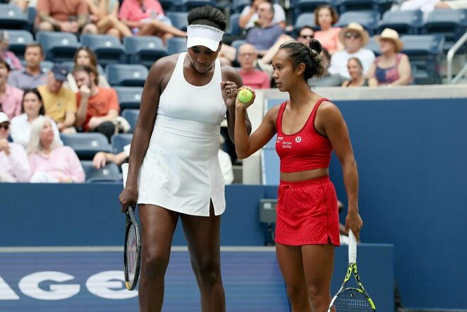 Venus Williams ir Leyla Fernandez  | Scanpix nuotr.