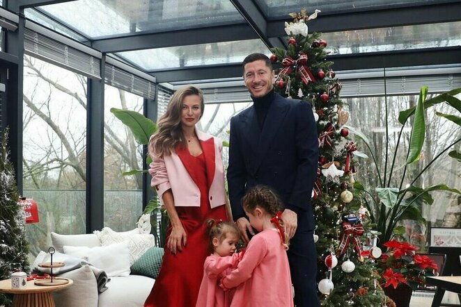 Robertas Lewandowskis su šeima | Instagram.com nuotr