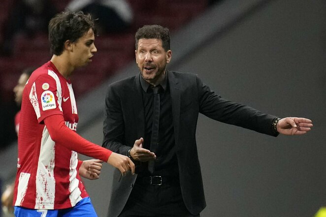 Joao Felixas ir Diego Simeone | Scanpix nuotr.