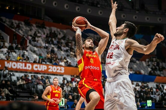 Ispanija – Iranas rungtynių akimirka | FIBA nuotr.