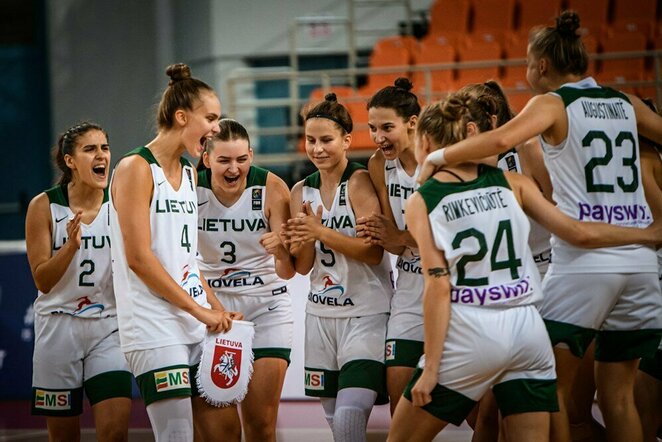 Lietuvos jaunių merginų krepšinio rinktinė | FIBA nuotr.
