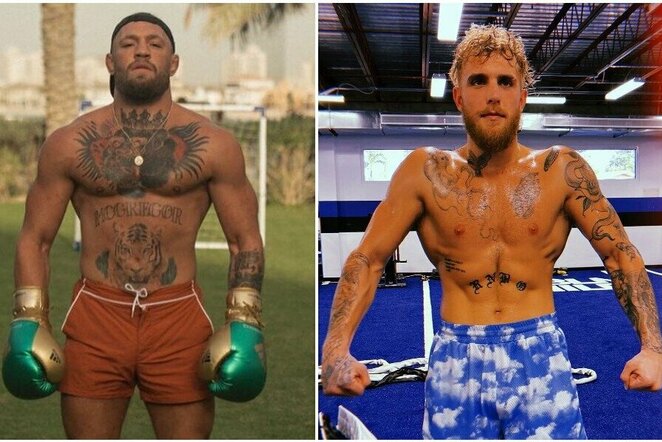Conoras McGregoras ir Jake'as Paulas | Instagram.com nuotr