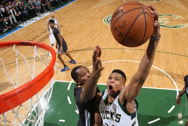 Durantas ir Antetokounmpo | Scanpix nuotr.