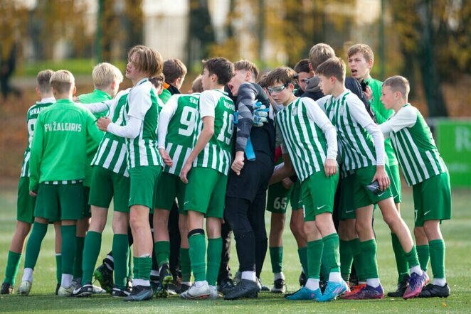 Futbolo akademijos „Žalgirietis“ auklėtiniai | Elvio Žaldario nuotr.