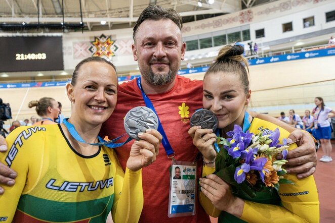 Europos žaidynių dviračių treko varžybos | Vytauto Dranginio nuotr.