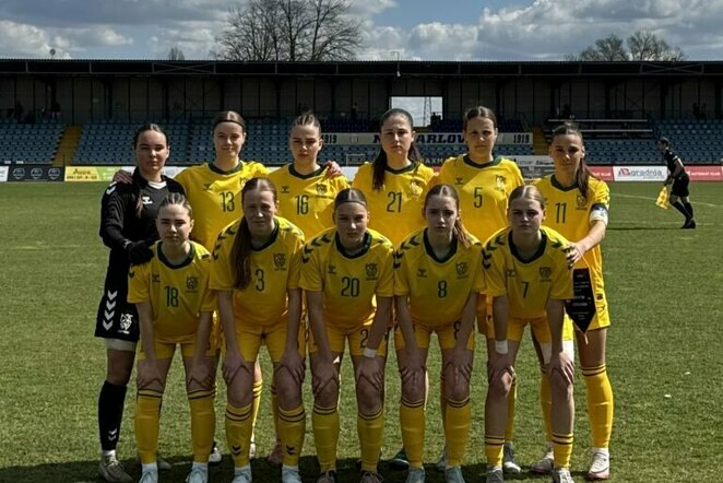 Lietuvos WU-19 futbolo rinktinė | lff.lt nuotr.
