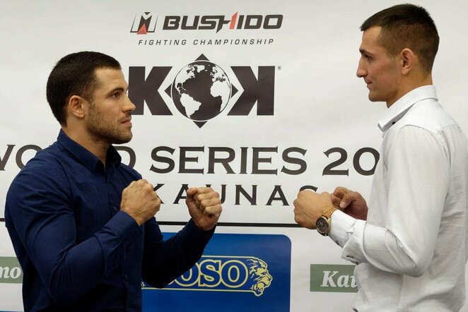 „KOK World Series 2019 in Kaunas“ turnyro kovotojų svėrimai | Sportas.lt/Tito Pacausko nuotr.