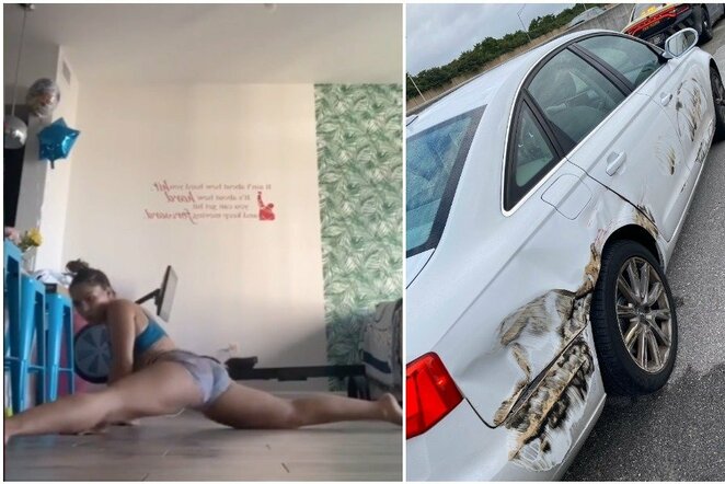 Valerie Loureda ir jos automobilis | Instagram.com nuotr