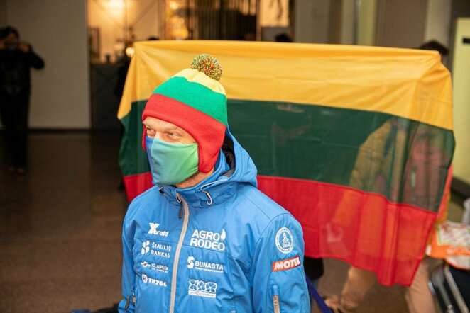 Vaidotas Žala grįžo į Lietuvą | Juliaus Kalinsko / BNS foto nuotr.