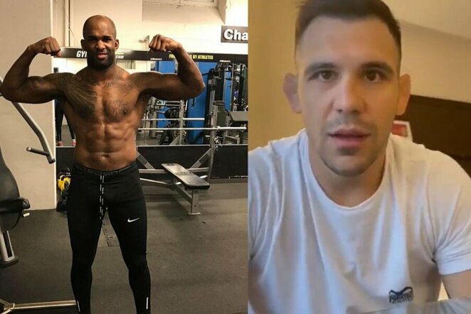 Jimi Manuwa ir Aleksandras Rakičius | Instagram.com nuotr