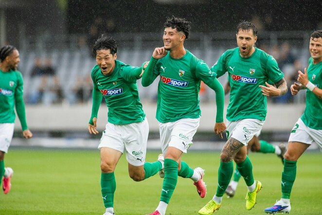 „Kauno Žalgiris“ – „Drita“ rungtynių akimirka | Manto Daškevičiaus / FK Kauno Žalgiris nuotr.