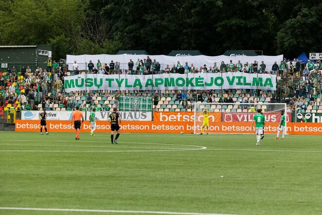 „Žalgiris“ – „Linfield“ rungtynių akimirka | Pauliaus Peleckio / BNS foto nuotr.