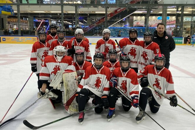 Lietuvos jaunių merginų ledo ritulio rinktinė | hockey.lt nuotr.