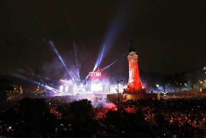 „Benfica“ fanai Lisabonos centre | Scanpix nuotr.