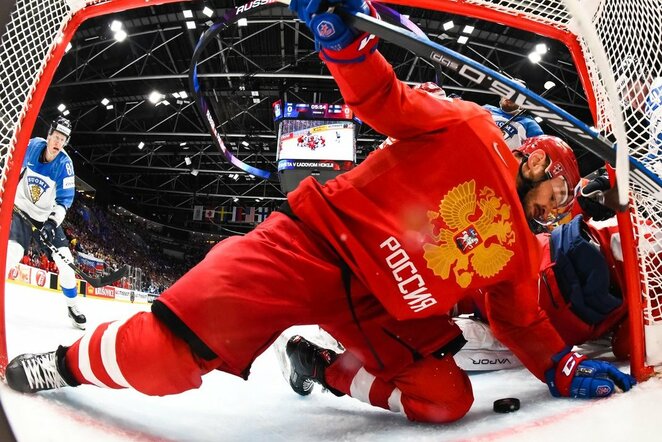 Suomių ir rusų rungtynės | IIHF nuotr.