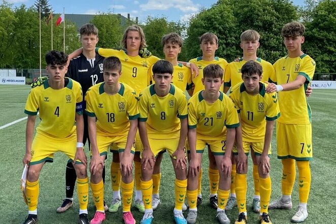 Lietuvos U-15 futbolo rinktinė | lff.lt nuotr.