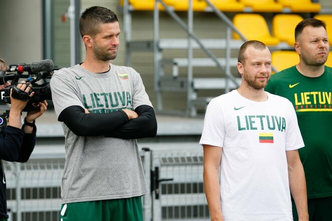 Lietuvos krepšinio rinktinės treniruotė Palangoje | Eriko Ovčarenko / BNS foto nuotr.