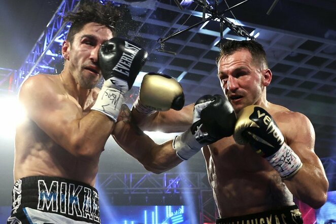 Egidijus Kavaliauskas ir Mikaelis Zewski | „Top Rank“ nuotr.