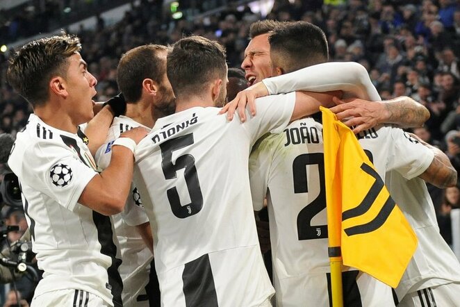 „Juventus“ – „Valencia“ rungtynių akimirka  | Scanpix nuotr.