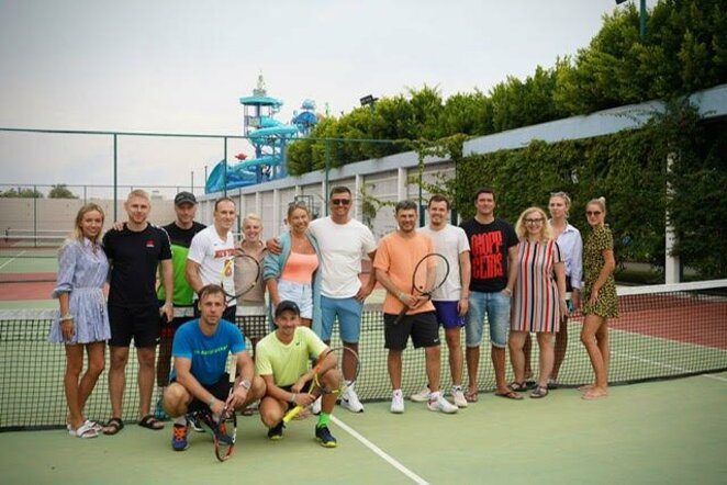 Balžeko teniso akademijos kolektyvas Turkijoje | Allos Fedorčenko ir Manto Stankevičiaus nuotr.