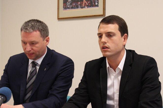 Vitalijus Vasiliauskas ir Gediminas Velička | Sportas.lt/Dominyko Genevičiaus nuotr.