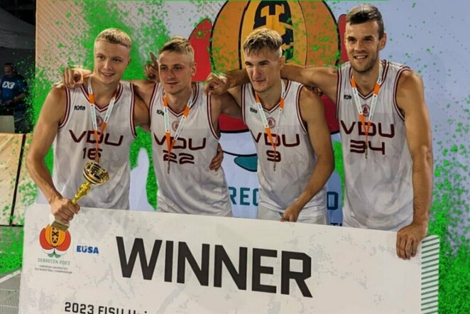 VDU 3x3 krepšinio komanda | Organizatorių nuotr.