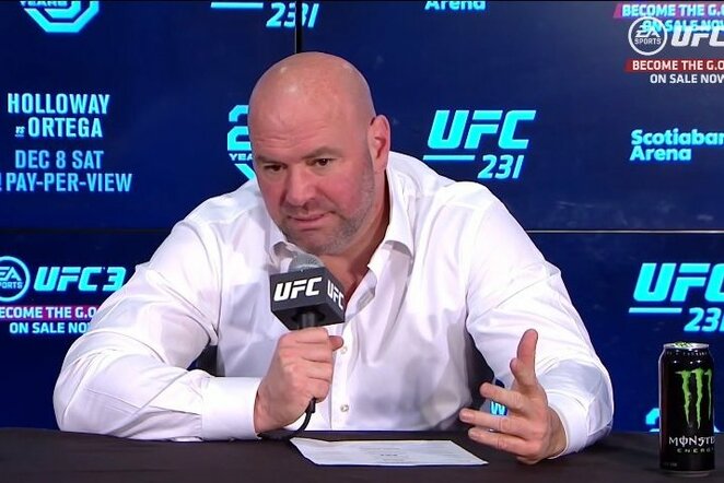 Dana White'as | Youtube.com nuotr.