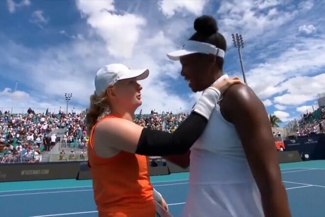 Francesca Jones ir Venus Williams | „Stop“ kadras