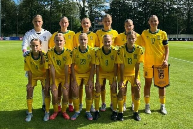 Lietuvos WU-15 futbolo rinktinė | lff.lt nuotr.