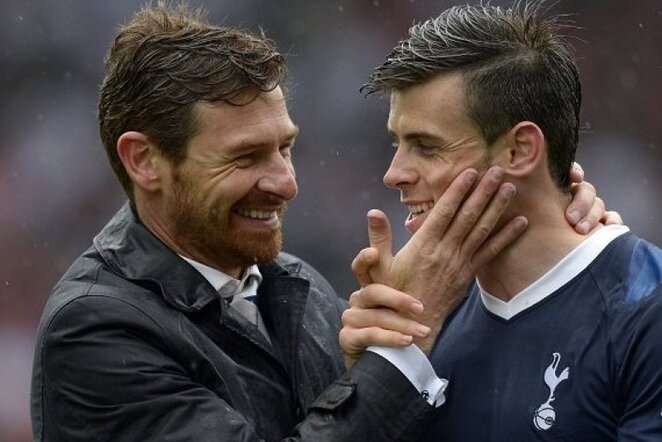 Andre Villas-Boasas ir Garethas Bale'as | AFP/Scanpix nuotr.