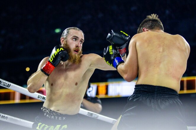 Dovydas Rimkus – Danyla Matiukov kovos akimirka | Teodoro Biliūno / BNS foto nuotr.