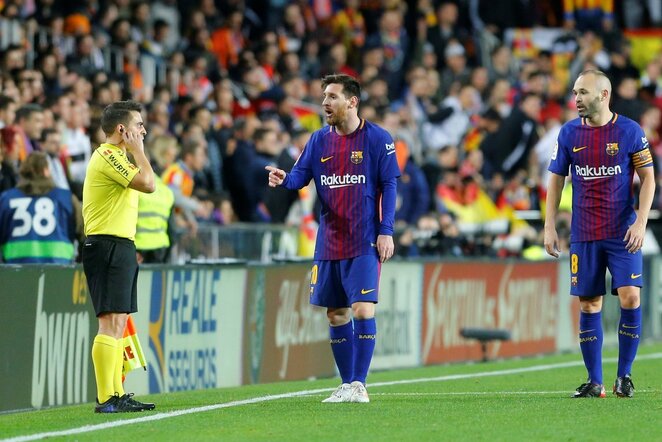 „Valencia“ - „Barcelona“ rungtynių akimirka | Scanpix nuotr.