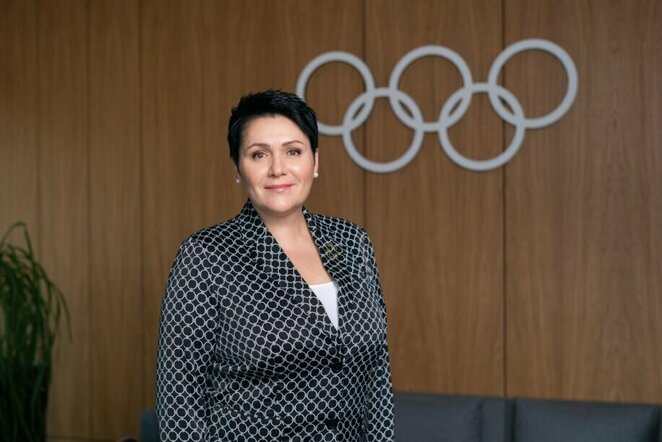 Olimpinė čempionė Lietuvos tautinio olimpinio komiteto (LTOK) prezidentė Daina Gudzinevičiūtė ketvirtadienį išrinkta Europos olimpinių komitetų asociacijos (EOK) viceprezidente. Graikijos sostinėje Atėnuose vykstančioje EOK Generalinės asamblėjos ir rink | Martyno Zarembos nuotr.
